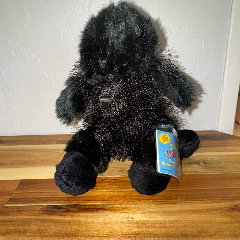 Webkinz Ganz Retired Black Poodle (HM191) Stuffed Animal With New Unused Code!